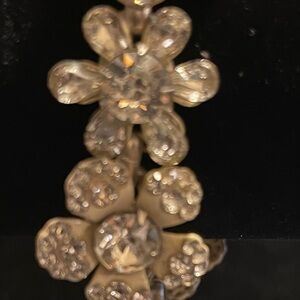 Elegant Crystal Flower Earrings